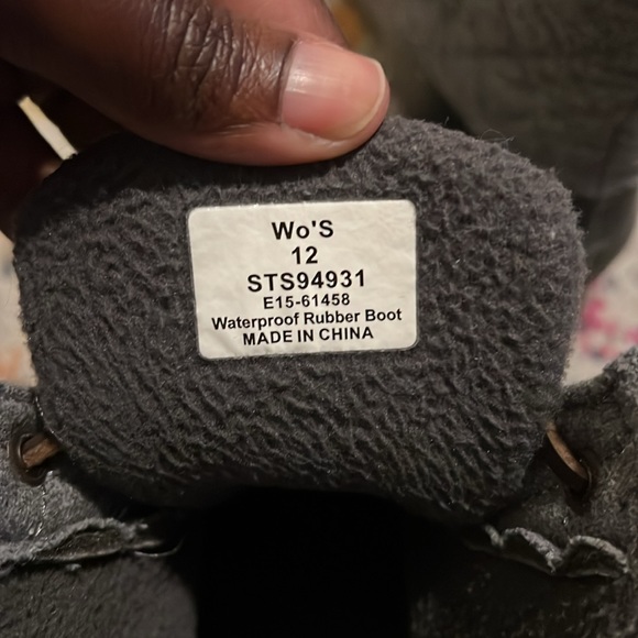 Sperry Women’s Saltwater Chevron Wool Duck Boot Sz 12 - Picture 5 of 5